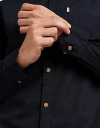 Black Full Sleeves Shirt - BLACK, 3XL