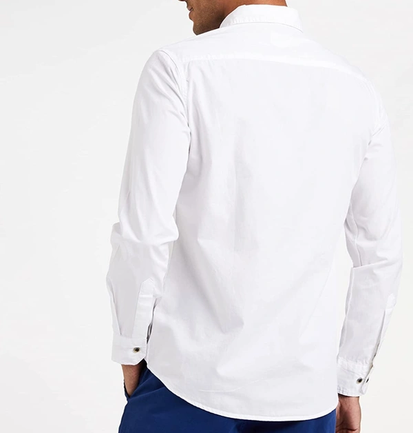 White Full Sleeves Shirt - S, White