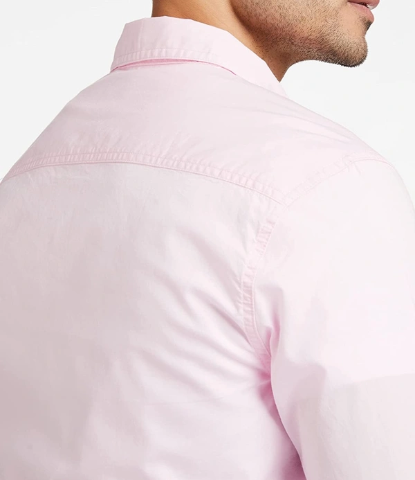 Pink Full Sleeves Shirt - PINK, S
