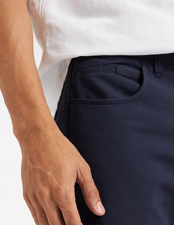 Navy Blue Casual Trousers - Navy Blue, 42