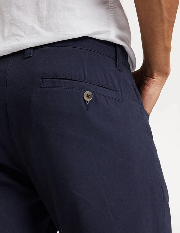 Navy Blue Casual Trousers - Navy Blue, 42