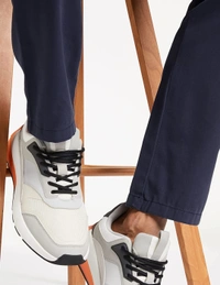 Navy Blue Casual Trousers - Navy Blue, 42