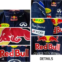 Red Bull Racing Vintage Jacket - Fully Embroidered - M