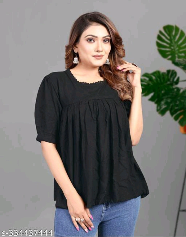 YSS LADAKDI SENSATIONAL WOMEN TOPS & TUNIC - S, White