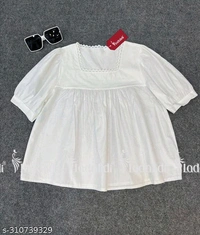 YSS LADAKDI SENSATIONAL WOMEN TOPS & TUNIC - L, White