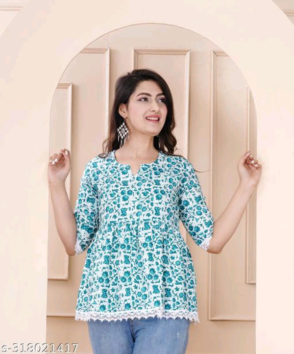 Women's Rayon Party Wear Hope Top