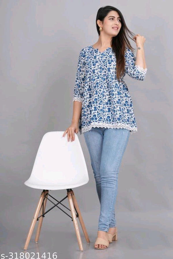 Women's Rayon Party Wear Hope Top