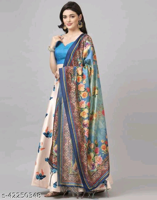 YSS Printed Semi Stitched Lehenga Choli - Semi Stitched