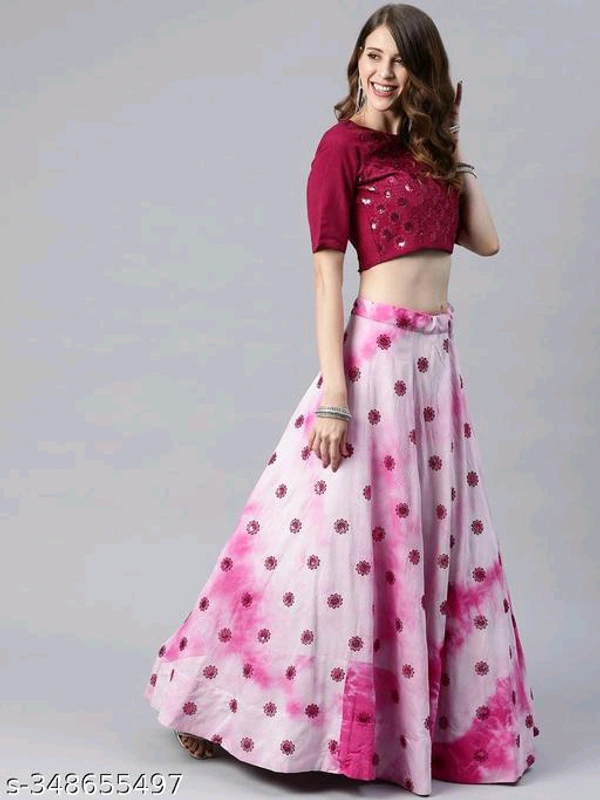 YSS Trendy Graceful Women Lehenga - Free Size