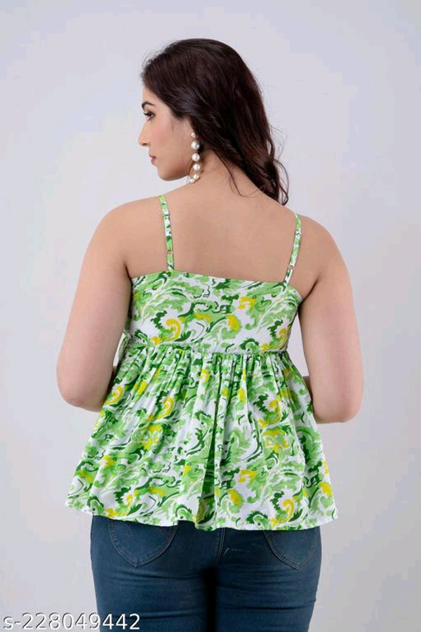 YSS Women Designer TOP - L, Green