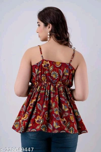 YSS Women Designer TOP - XS, Red