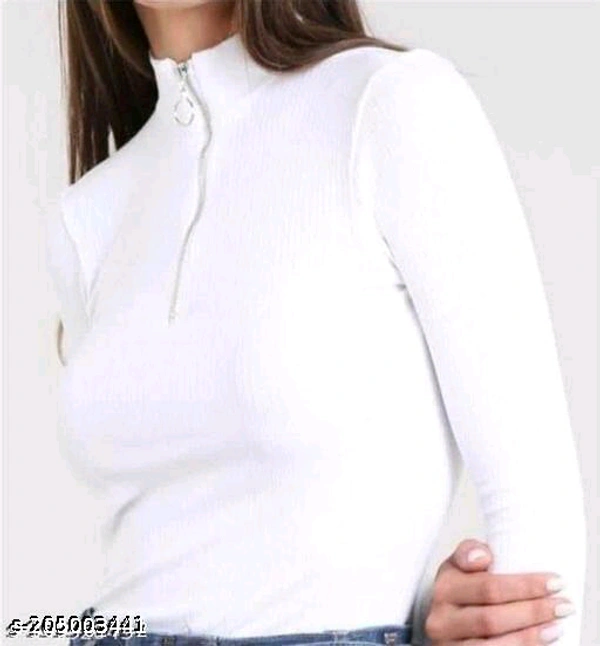 YSS Fashionable Women Tops & Tunics - S, White