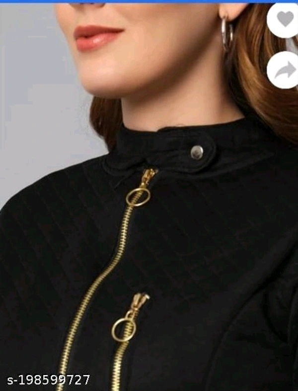 Yss Stylish Women Jacket And Waistcoat - Black, L