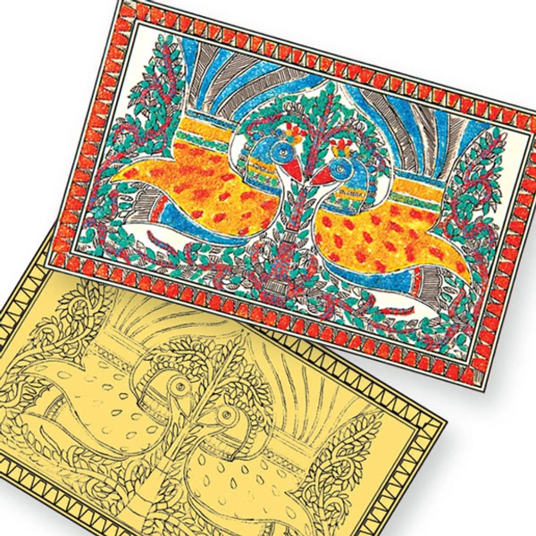 Toykraft | Sandsational Madhubani | Sand art kit to make 4 traditional art pictures using coloured sand for 5+ years to adult - Yes, No, Sand, Printed Templates, Toykraft, 400 grams, Shipping Charges will be added during checkout. Order will be shipped within 2-4 working days. Delivery time may vary due to COVID-19 , rainy season and delivery location. TrackingID will be provided to check the real time status of delivery. For any further queries related to order, Kindly send what's app to PieceofPassion