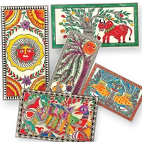 Toykraft | Sandsational Madhubani | Sand art kit to make 4 traditional art pictures using coloured sand for 5+ years to adult - Yes, No, Sand, Printed Templates, Toykraft, 400 grams, Shipping Charges will be added during checkout. Order will be shipped within 2-4 working days. Delivery time may vary due to COVID-19 , rainy season and delivery location. TrackingID will be provided to check the real time status of delivery. For any further queries related to order, Kindly send what's app to PieceofPassion