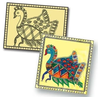 Toykraft | Simple and symbolic Madhubani | Sand art kit to make 4 traditional art pictures using coloured sand for 5+ years to adult. - Multi, Yes, No, Sand, Art Template, Toykraft, 400 grams, Shipping Charges will be added during checkout. Order will be shipped within 2-4 working days. Delivery time may vary due to COVID-19 , rainy season and delivery location. TrackingID will be provided to check the real time status of delivery. For any further queries related to order, Kindly send what's app to Piece