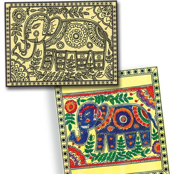Toykraft | Simple and symbolic Madhubani | Sand art kit to make 4 traditional art pictures using coloured sand for 5+ years to adult. - Multi, Yes, No, Sand, Art Template, Toykraft, 400 grams, Shipping Charges will be added during checkout. Order will be shipped within 2-4 working days. Delivery time may vary due to COVID-19 , rainy season and delivery location. TrackingID will be provided to check the real time status of delivery. For any further queries related to order, Kindly send what's app to Piece