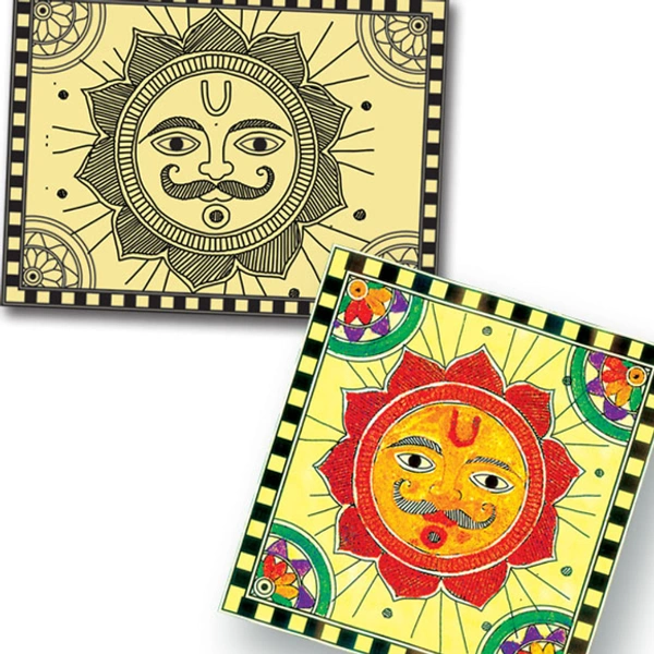Toykraft | Simple and symbolic Madhubani | Sand art kit to make 4 traditional art pictures using coloured sand for 5+ years to adult. - Multi, Yes, No, Sand, Art Template, Toykraft, 400 grams, Shipping Charges will be added during checkout. Order will be shipped within 2-4 working days. Delivery time may vary due to COVID-19 , rainy season and delivery location. TrackingID will be provided to check the real time status of delivery. For any further queries related to order, Kindly send what's app to Piece