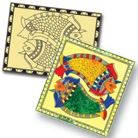 Toykraft | Simple and symbolic Madhubani | Sand art kit to make 4 traditional art pictures using coloured sand for 5+ years to adult. - Multi, Yes, No, Sand, Art Template, Toykraft, 400 grams, Shipping Charges will be added during checkout. Order will be shipped within 2-4 working days. Delivery time may vary due to COVID-19 , rainy season and delivery location. TrackingID will be provided to check the real time status of delivery. For any further queries related to order, Kindly send what's app to Piece