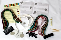 ToyKraft | Paper Quilling Jewelry Making Set - Multicolour - Multi, Yes, No, Paper Strips, Toykraft, 250 grams, Shipping Charges will be added during checkout. Order will be shipped within 2-4 working days. Delivery time may vary due to COVID-19 , rainy season and delivery location. TrackingID will be provided to check the real time status of delivery. For any further queries related to order, Kindly send what's app to PieceofPassion Customer Care at +918883355326 , Refund accepted ONLY if the BOX is NOT