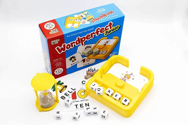 Virgo Toys | Wordperfect Junior: Will Improving His/Her Vocabulary, Grammar, Helps in Developing Problem Solving Ability - No, No, 22.3 x 16 x 6.5 Centimeters, Virgo , 400 grams, Boys and Girls , 3+ Years