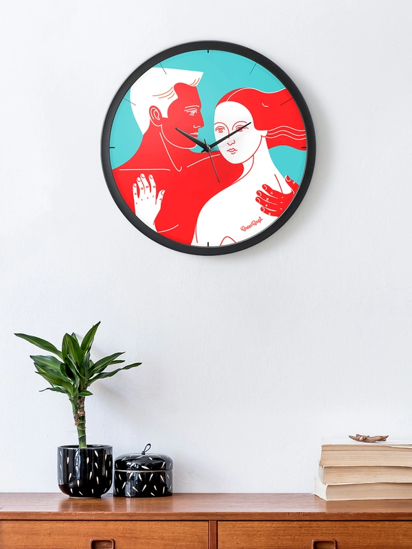 Couple Goals Analog Wall Clock