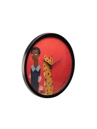 Elegant Leopard Analog Wall Clock