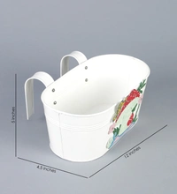 Set of two Mushroom Tub Black & White