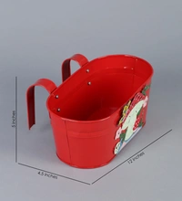 Set of two Mushroom Tub Yellow & Red