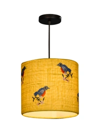 Embroided Birds Hanging Shade