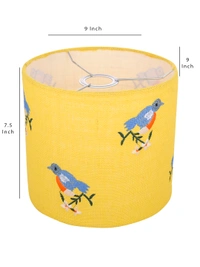 Embroided Birds Hanging Shade