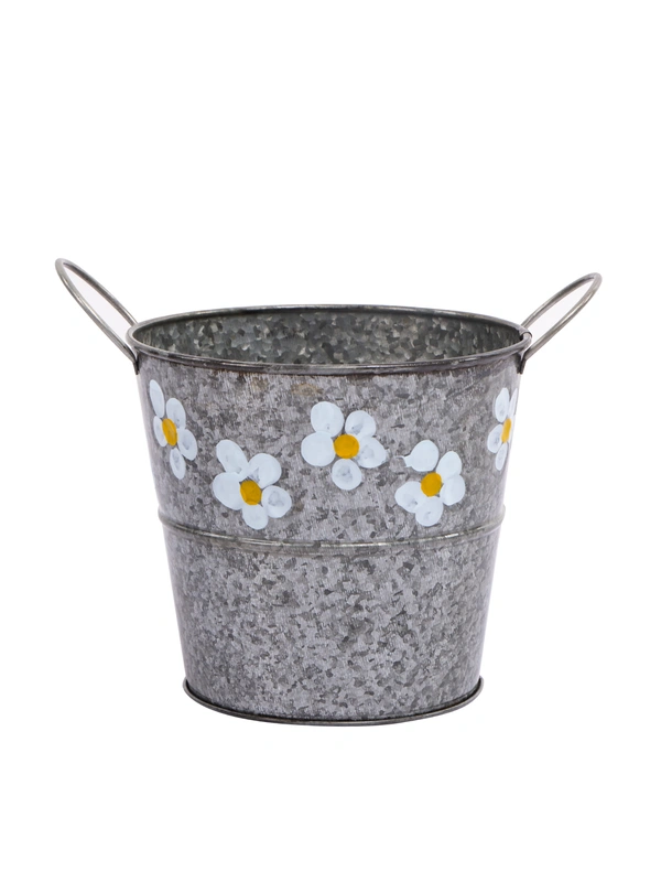 Flower Embossed Pot